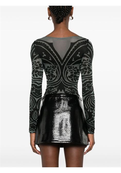 Black Body Tattoo bodysuit Wolford x etro - women WOLFORD X ETRO | 783238095